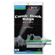 100 - BCW Current Modern Resealable 2-Mil Polypropylene Comic Book Bags picture