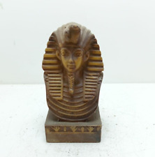 Antique Rare Head King Tutankhamun Ancient Egyptian Pharaonic Unique Egyptian BC picture