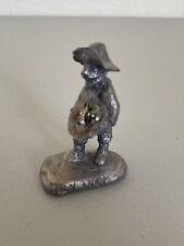 Pewter Miner Digging For Gold - Panner Prospector 2.5” Tall picture