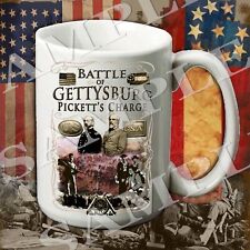 Pickett's Charge, Battle of Gettysburg 15-ounce Civil War themed coffee mug picture