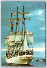 c1980s Christian Radich Sailboat Vintage Postcard picture