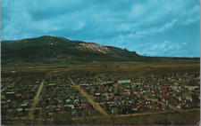 Red Lodge Montana Aerial Town c1960's Beartooth Mountains Yellowstone Entrance picture