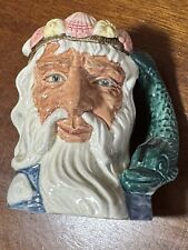 Royal Doulton ~ Neptune ~ Small (2-1/2 Inch) Toby Mug ~ D6552 ~ Mint picture