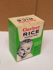 Vintage Gerber Baby Food Box Rice  picture