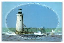 Postcard Ram Island Ledge Light, Portland Harbor, Maine ME K15 picture