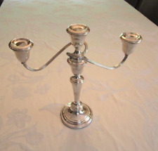 Gorham 3 Candle Silver-Plated Candelabra - YPC - 12