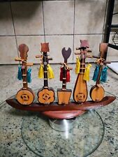 Vintage Miniature Wooden Instrument Set picture