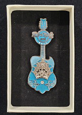 Hard Rock Cafe Bali Guitar With Crown Pin With Gift Box picture