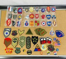 World War 2 SERVICE PATCHES ARMY COMBAT SPECIAL SERVICE  WW2 USA GERMANY LOT picture