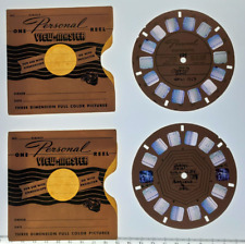 RARE Personal Reel Mounts Orange Bowl 1954 MD v OK Football view-master Reels picture