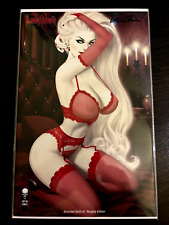 LADY DEATH #2 SCORCHED EARTH MATT MERHOFF NAUGHTY EDITION SIGNED COA LTD 200 NM+ picture