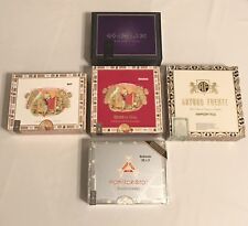 Lot of 5 - Decorative Paper & Wooden Cigar Boxes***NICE VARIETY***JULY SALE*** picture