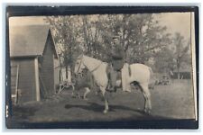 c1910's Diamond Ranch Farm Atwater Minnesota MN RPPC Photo Antique Postcard picture