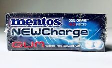 Vintage 2005 Perfetti MENTOS New Charge Gum Pack 3” SEALED candy container BLUE picture