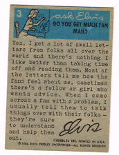1956 Elvis Presley Trading Card # 3  