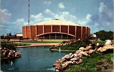 Jacksonville Florida~Coliseum And Plaza~ Curteichcolor~PostCard KA17 picture