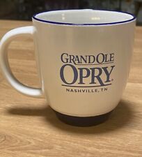 Grand Ole Opry  Souvenir Blue Rim  Coffee 12 Oz Mug Cup picture