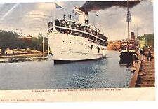 Chicago, IL-Illinois, Steamer City Of South Haven Antique, Vintage Postcard picture