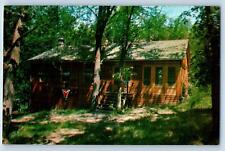c1950's Thunderbird Lodge Camp Hantesa Camp Fire Girls Camp Boone Iowa Postcard picture