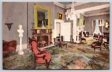 Nashville TN~Hermitage~General Jackson Drawing Room Interior~c1910 Hand-Colored picture