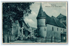 c1940's Wall Walk At The Upper Mill Amberg Germany Unposted Postcard picture