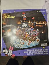 Disney Halloween Animated Pirate Ship Lights And Music Mickey Mouse Costco - NEW picture