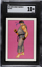 1993 Topps Street Fighter II #63 Ryu Graded SGC 10 GEM MINT. POP 1 RC Capcom picture