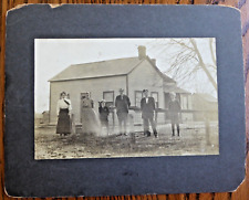 Antique 1800's Cabinet Card Photograph Family Callaway County Missouri picture