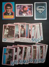 1978 TOPPS SUPERMAN MOVIE TRADING CARD LOT 31 + 1 Sticker & 2 Foil Stickers picture