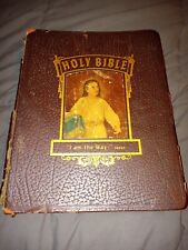 1958 New Standard Reference Bible - Blue Ribbon Large Ed: John Hertel Co. picture