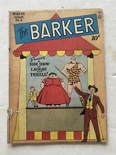 THE BARKER #6 Winter 1947 Quality Side Show Cover  Cool  picture