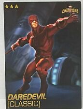 MARVEL CONTEST OF CHAMPIONS DAREDEVIL (CLASSIC) FOIL 16/75 HOLOFOIL GAME CARD picture