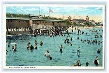 1924 Oak Bluffs Bathing Beach Cottage Massachusetts MA Posted Vintage Postcard picture