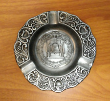 Vintage Metal Ashtray Coin Trinket Dish Philadelphia Liberty Bell Made in USA picture