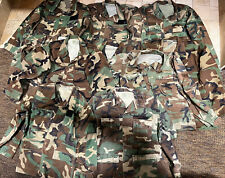 1 USGI GWOT BDU Woodland Camo Combat Hot Weather Jacket Coat Medium Regular OEF picture