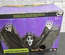 Gemmy Floating Grim Reaper Ghost Scream Face 2 Feet Wide Animated Halloween Prop picture