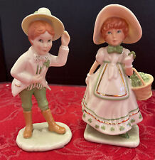 Lenox Seamus -Irish Lad & Molly - Irish Lass Porcelain Figurine Set of 2 NO BOX picture