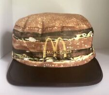 NOS Vintage RARE 1984 McDonald’s Big Mac Hat Burger Cap Promo Employee HTF picture