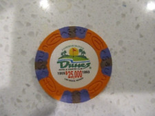$25000 Dunes Hotel Country Club Casino + FREE Mystery Las Vegas Bonus Poker Chip picture