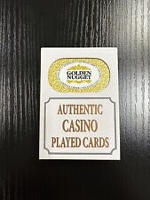 Brand New Sealed Golden Nugget authenctic casino played cards picture