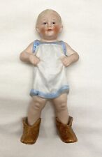 RARE Gebruder Heubach German Bisque Standing Piano Baby Figurine Doll 5