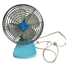 Vintage Superior Electric Products Turquoise Blue Fan 8