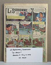 LE SURHOMME / Superman Sunday Comic Strips. Jan. 2 - July 2, 1944. 27 Tab Pages picture