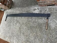 Vintage Two-Man Crosscut Saw Logging Saw 66” Blade picture
