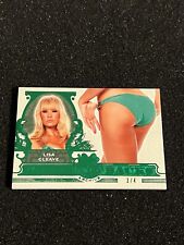 Lisa Gleave 2022 Benchwarmer Emerald Archive Green Backs #d /4 Butt Card picture