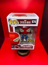 NEW Funko Pop Marvel Peter Parker Velocity Suit 974 - EE EXCLUSIVE w/ Protector picture