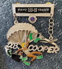 Washington Pin Trader Hi-jacker DB Cooper 3D pin picture