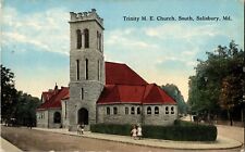 Trinity ME Church SALISBURY Maryland Antique Postcard 1907-1915 picture