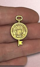 Vintage 1960's New Orleans Louisiana Estate Key to the City Charm Pendant Fob picture