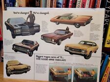 1971 CHEVROLET ADVERTISING LETTER AND BROCHURE POSTER picture